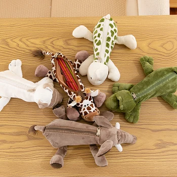 투명 필통, 귀여운 문구 펜 가방, 휴대용 학용품, 한국어 필통, 문구 용품, 문구, 학용품, 케이스 