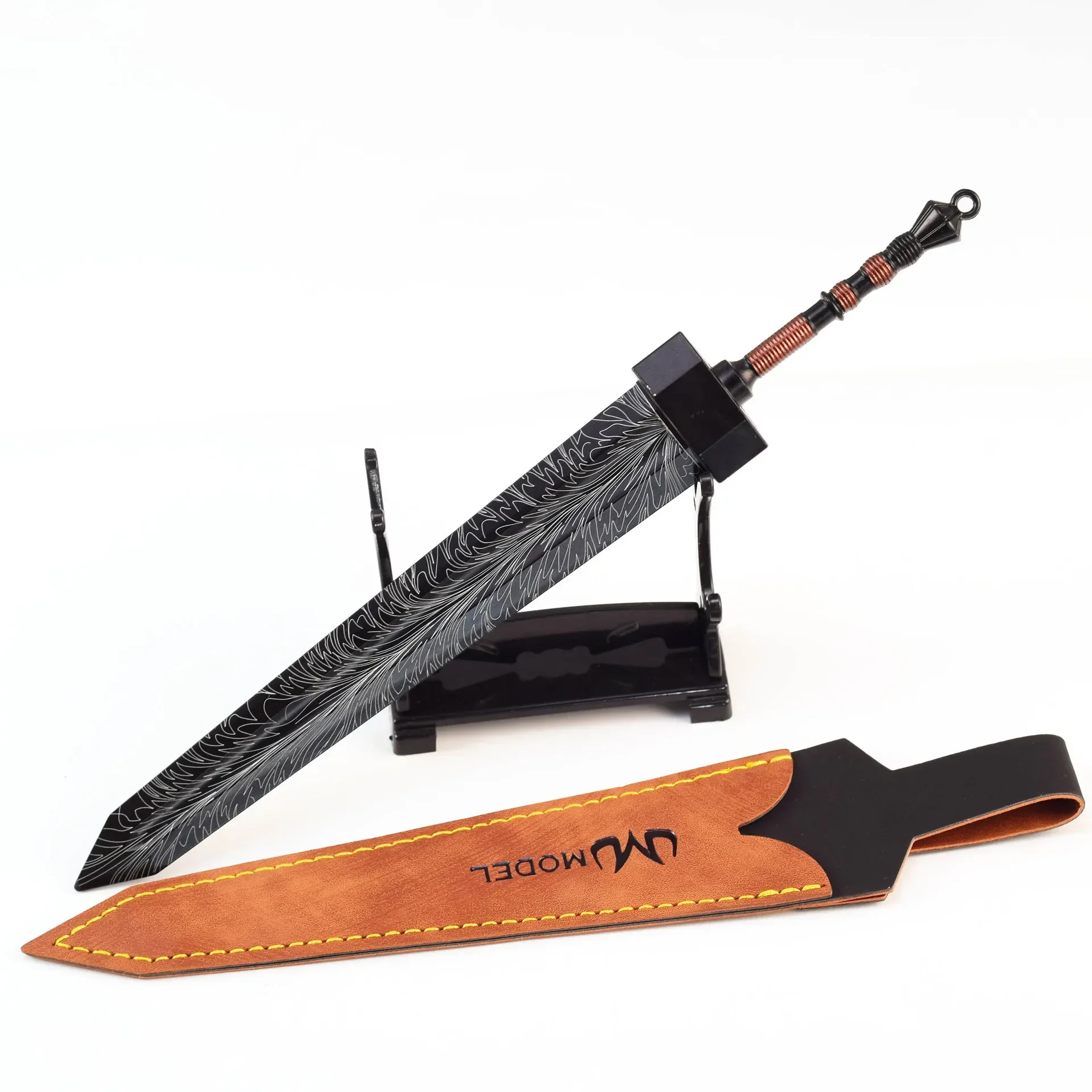 22 cm Eldenn mit Greatsword Holster Version Schwert Schlüsselanhänger ER Spiel Peripheriegeräte Schwert Modell Schlüsselanhänger Kindergeschenke Sammlungen