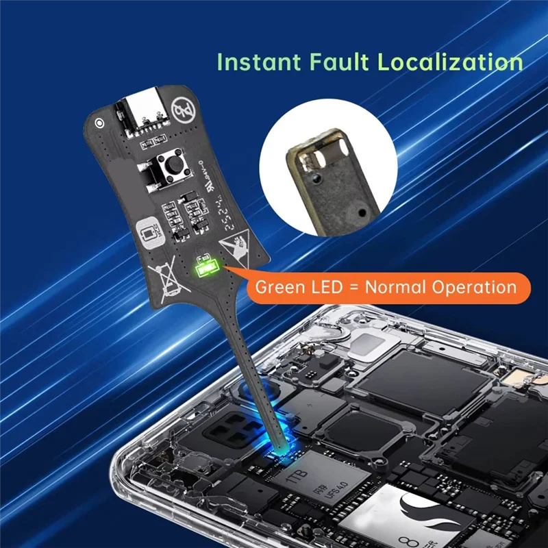 M11K-Quick Fault Detection Tool Motherboard Coil Tester Inductor Detector For PC Repair Electromagnetic Induction Check