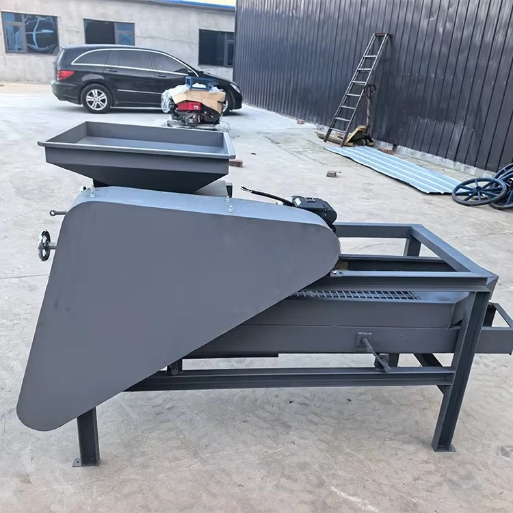Picture 3: Automatic Palm Kennel Nut Cracker Machine Apricot Kernels Shell Breaking Separating Hazelnut Sheller Separator Motor Core