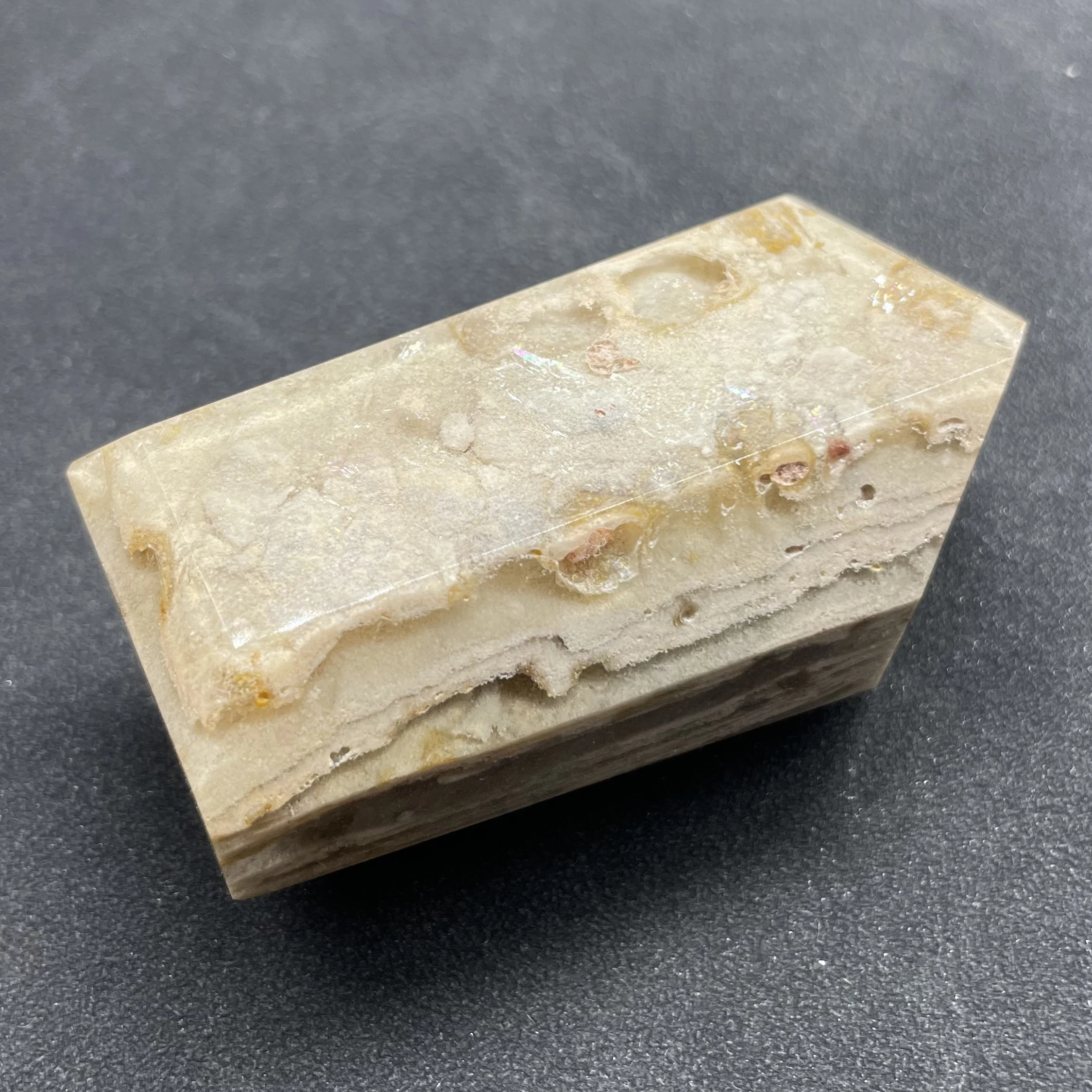 

101 г натуральный минеральный камень, зеленый фантомный кристалл, свободная форма, полированный кварцевый многогранник, рейки, лечебный подарок, домашний декор Y776