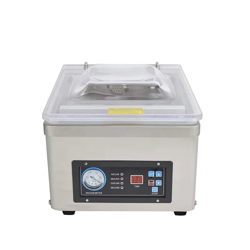 

DUOQI DZ-260 Hot Selling for Food Grade Stainless Steel 304 Single Chamber Vacuum Sealer Packaging Machine