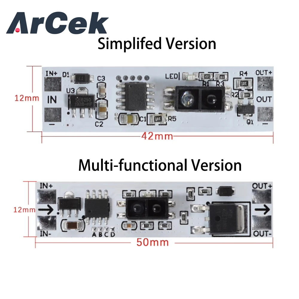 XK-GK-4010A Wardrobe Short Distance Scan Sensor Sweep Hand Sensor Switch Electronic Components Supplies Sensor Board Chip Module