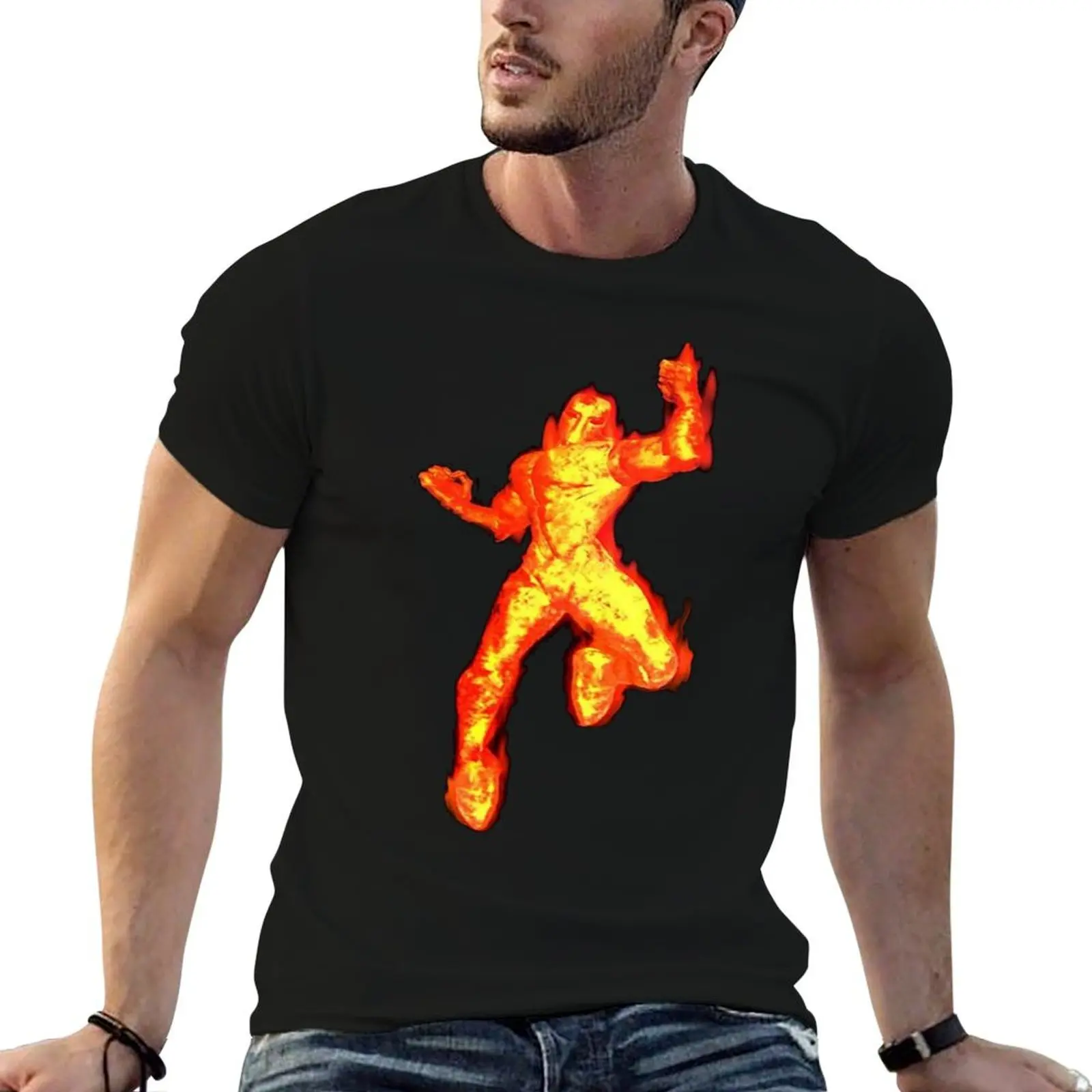 Camiseta Killer Instinct: Cinder, camisetas para hombre, paquete de camisetas divertidas de algodón, camisetas de anime de algodón para hombre