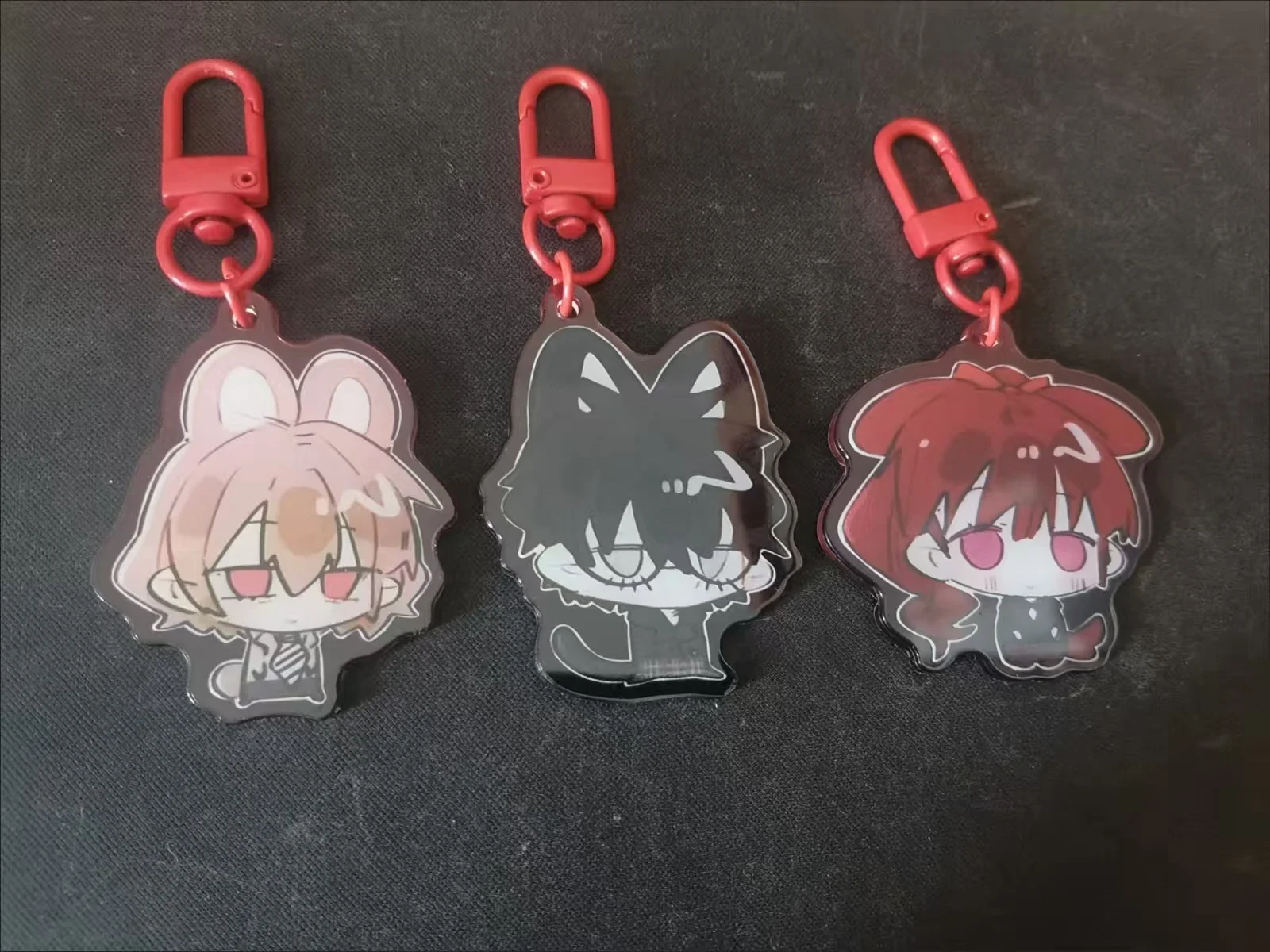 P5 anime Persona Amamiya Ren Akechi Yoshizawa Kasumi acrylic keychain pendant Cute Cartoon Acrylic Keychain