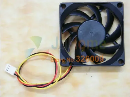 70mm, 7cm fan, 7015 fan, super silent, for power supply, for computer Case cooler Black7015