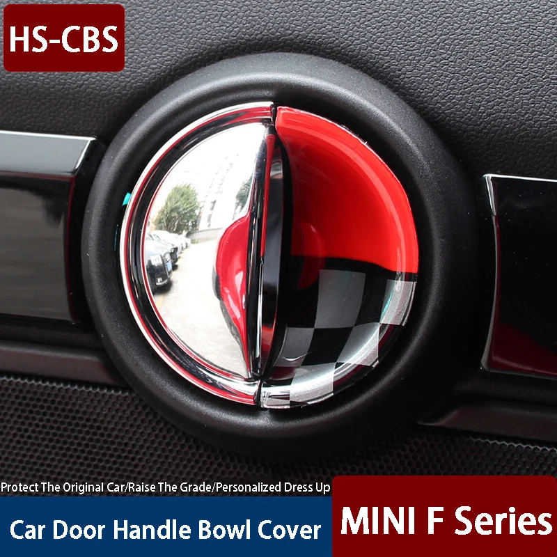 2pcs/4pcs Car Interior Door Handle Bowl Front Back Door Knob Hous ing Shell Sticker Cover For M coope r F 54 F 55 F 56 F 57 F 60