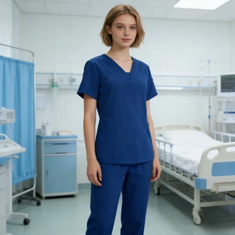 vetements-de-lavage-a-la-main-haut-de-gamme-vetements-de-lavage-a-la-main-neutres-uniformes-pour-le-personnel-dentaire-et-medical-en-salles-d'operation-et-salons-de-beaute