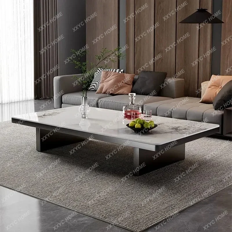 

Floating Coffee Table, Living Room Home Use, Stone Slab Rectangular, Light Luxury Modern, Suitable for Small and Large