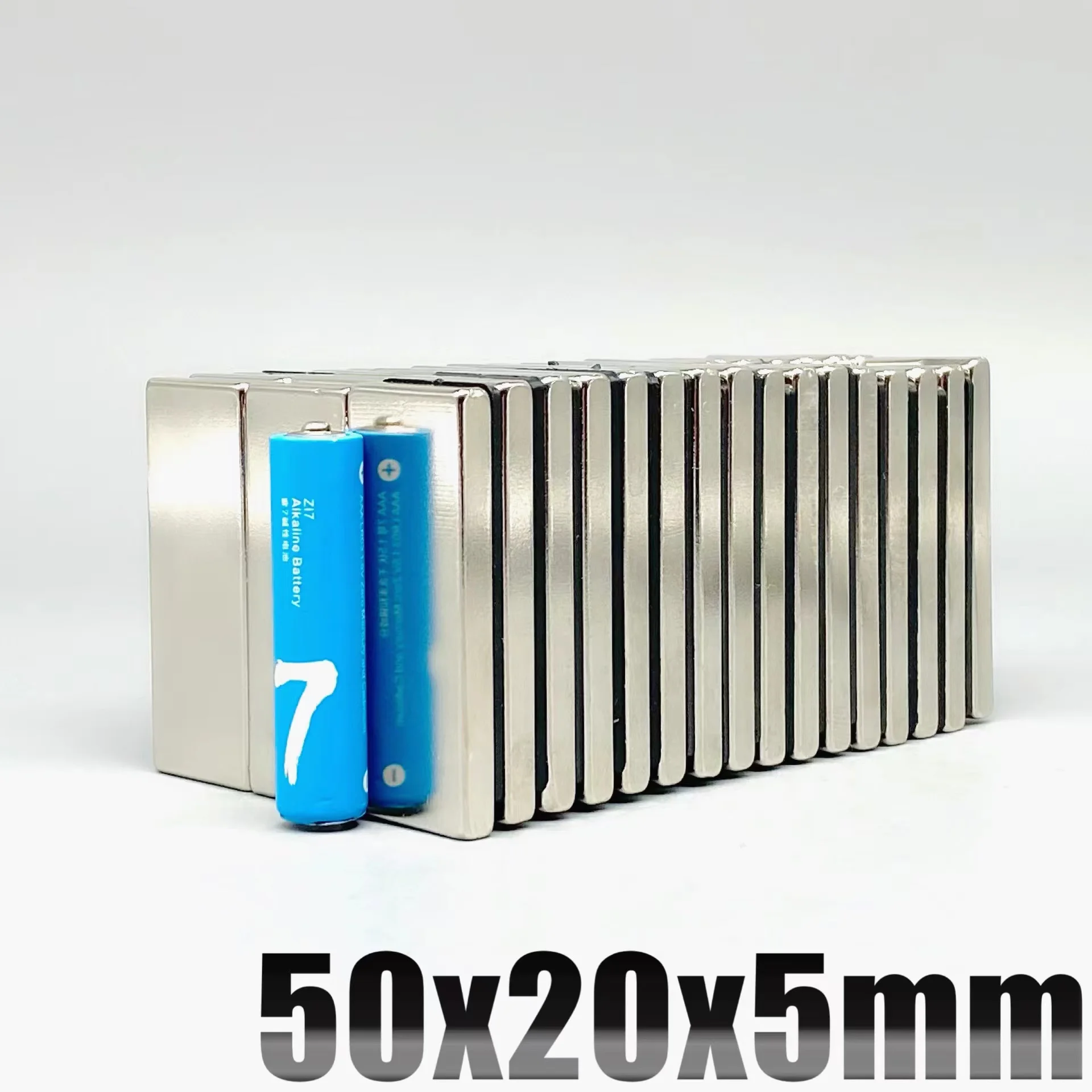 1/2/5/10PCS 50x20x5mm Quadrate Strong Powerful Magnets N35 Block Rectangular Neodymium Magnet 50x20x5 Permanent Magnets 50*20*5