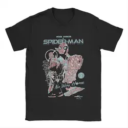 No Way Home Spider-man Spiderman Men T Shirts Novelty Tee Shirt Short Sleeve O Neck T-Shirts 100% Cotton Plus Size Clothing