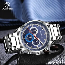Ochstin 2026 New Watch Leisure Comfort Commander Series Multi functional Quartz Movement Waterproof Watch Men's Quartz Watch