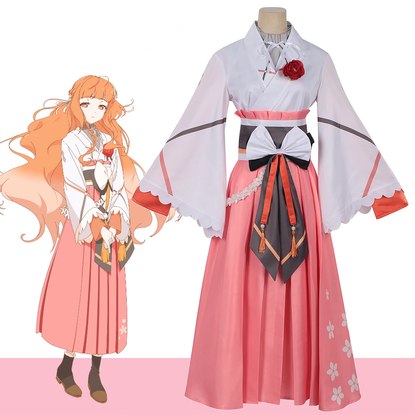 

Anime Agents of the Four Seasons Kayo Hinagiku Cosplay Costumes Role Play Uniform Halloween Carnival Party Outfit For Women