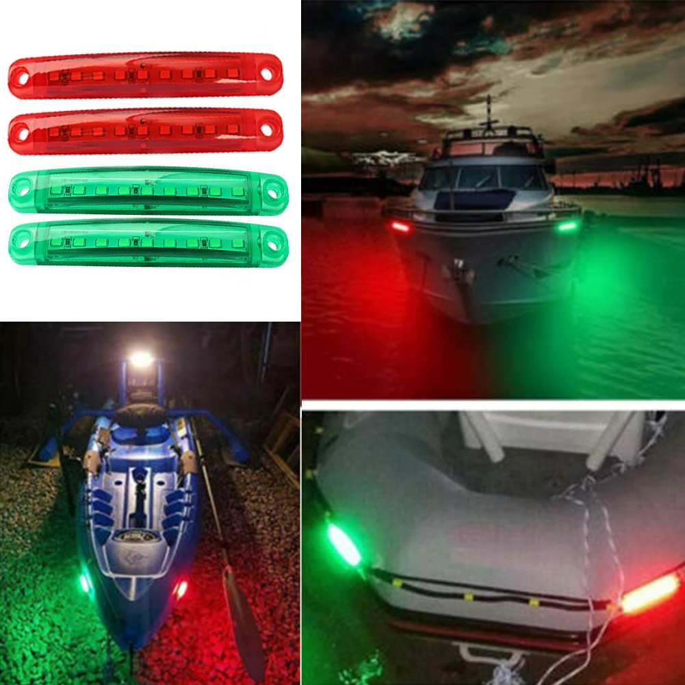 Make Your Boat Bright and Visible with Waterproof Navigation Lights, Suitable for Ship Navigation and Decoration