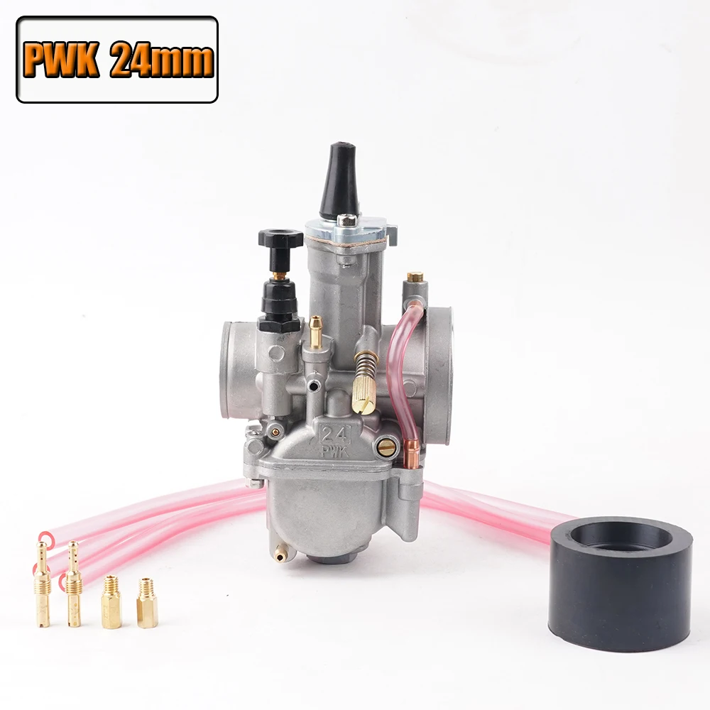 PWK universele carburateur, 21 24 26 28 30 32 34 mm PWK motorfiets carburateur vermogen injectie, voor racen Mikuni Koso ATV Yamaha