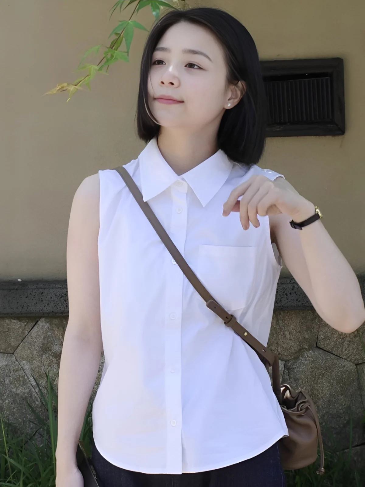 

Ele Summer Ne Svel женские хлопковые повседневные, устойчивые к морщинам, утягивающие, прямого кроя, корейские, для поездок на работу