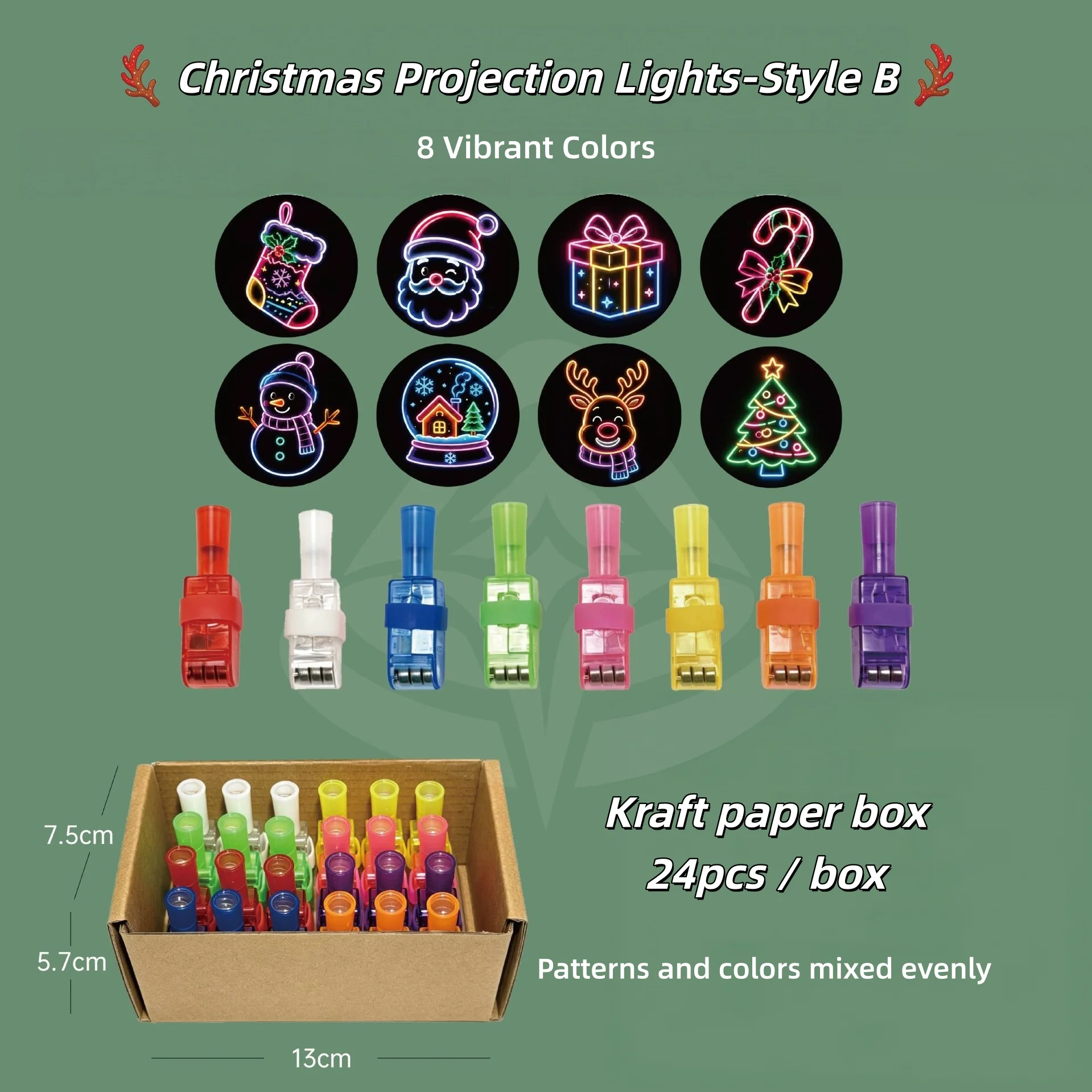 24pcs Lampu Jari Proyeksi Nata - Lighting Decoration Ideas ulasan dan harga