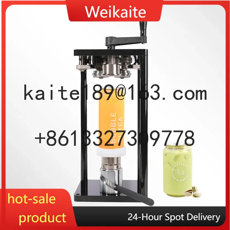 

Factory Wholesale Commercial Semi-Automatic Pop Can Sealing Machine Manual Can Seamer for Bubble Tea Juice Soda Coffee
