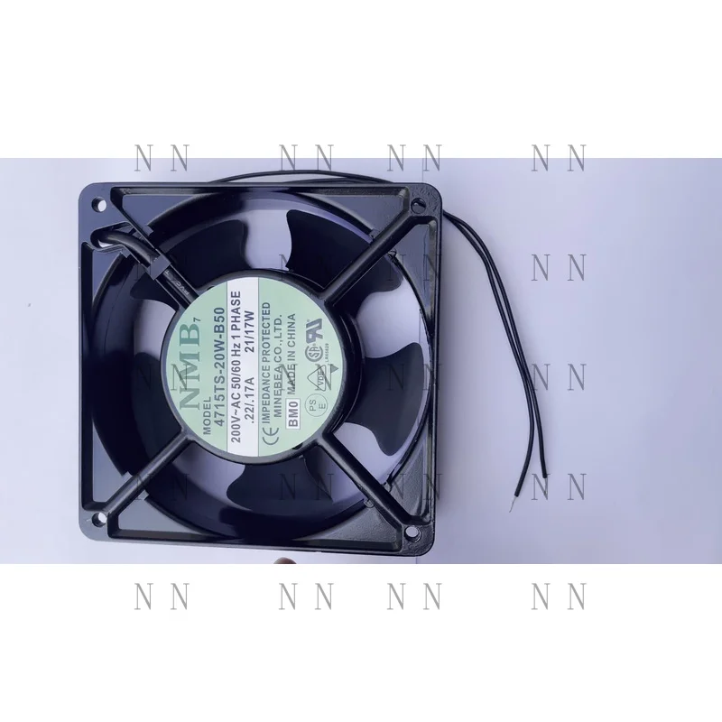 QGG  Brand New for 4715TS-20W-B50 200V 50/60HZ 21/17W Server Square Cooling Fan