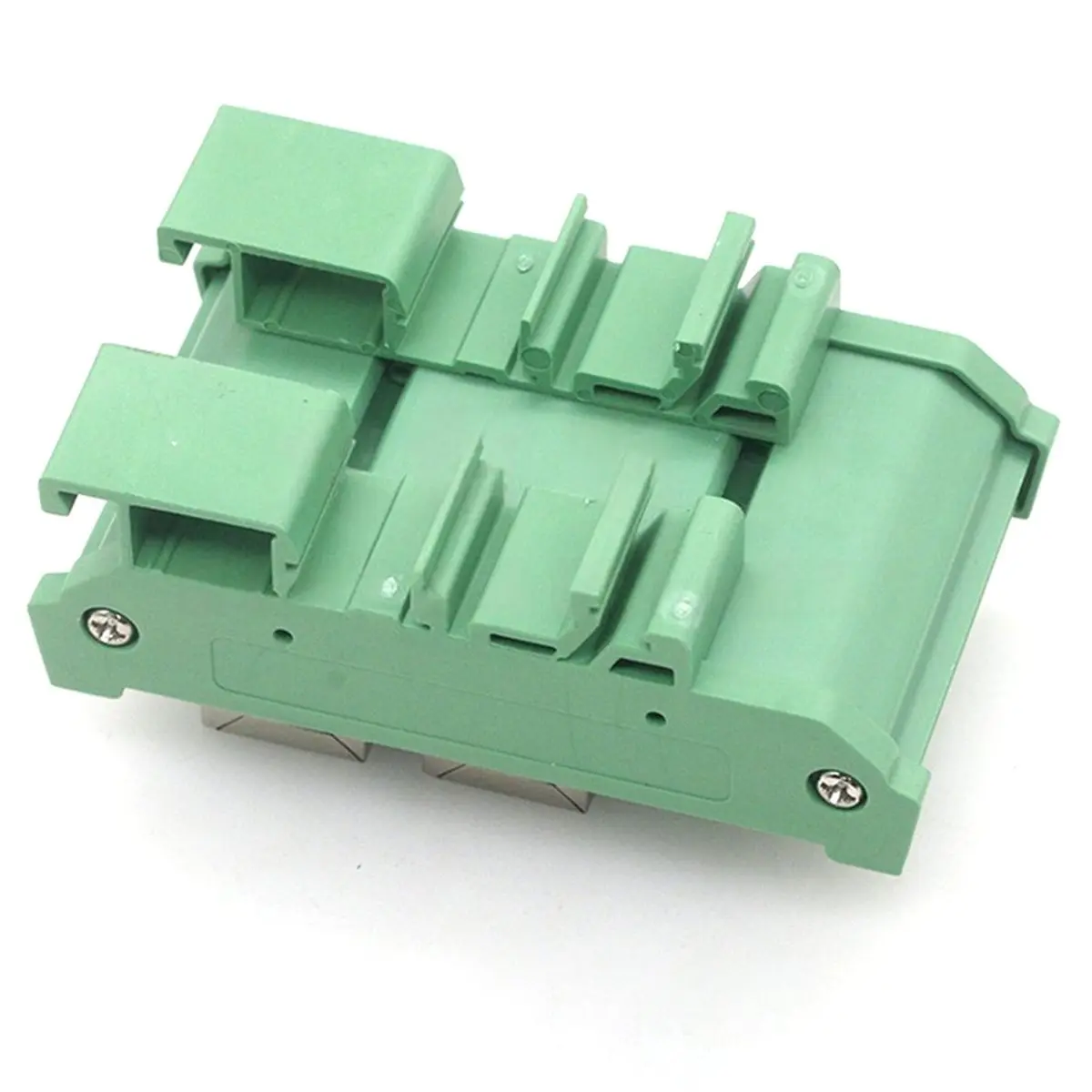 4 Way 4 Port RJ45 8p8c Female Socket to Terminal Block Adapter Pcb Board Network RJ45 Ethernet Connector DIN Rail Mount