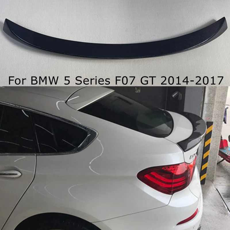 

For BMW 5 Series GT F07 2014-2017 AC Style Carbon Fiber Rear Spoiler Trunk Wing FRP Glossy Black Forged Carbon