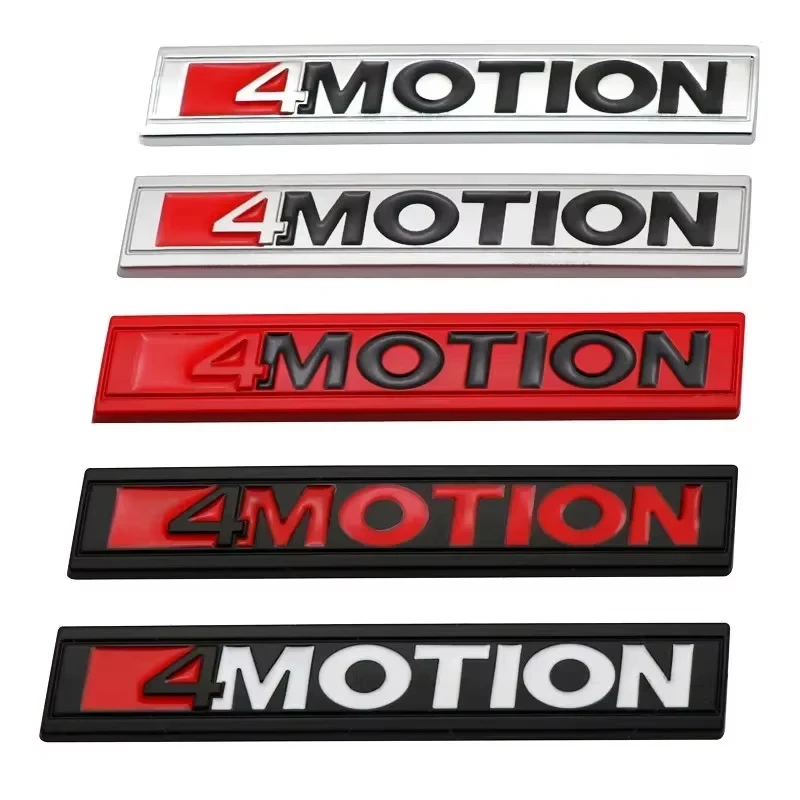 

Metal 4MOTION Car Letters For Volkswagen Passat B6 B8 Tiguan VW T5 Golf 4 MK4 V6 Car Trunk Emblem Badge Logo Sticker Accessories