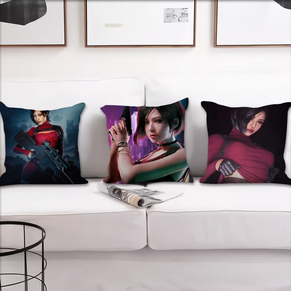 R-RESIDENT E-EVILS Ada Wong Comfortable Decorative Pillow Case Suitable for Home Living Room Sofa Room Decoration