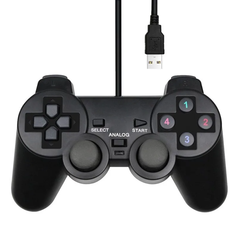 USB Wired Game Controller Joystick for PC Win7/Win8/Win10 for Laptop Desktop Computer Gaming