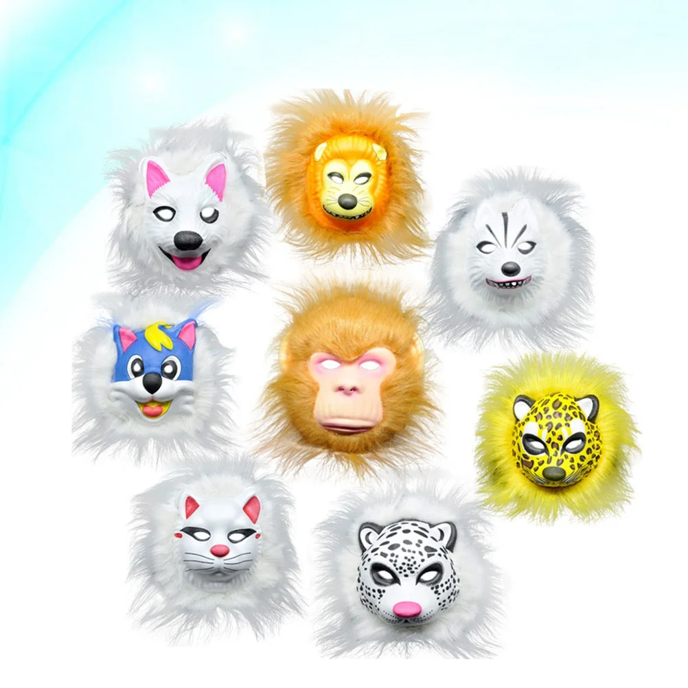 Decorazione per costumi da festa per animali Regalo per il viso per bambini Maschera per costumi per feste Maschera per giochi scolastici Bomboniera di compleanno