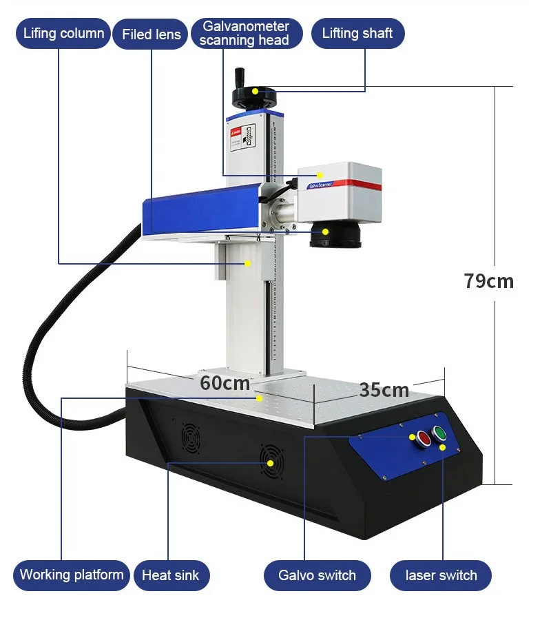 Macchina per marcatura Laser a fibra pulsata Lazer 20w/30w/50w incisore Escritorios Mopa elettrodomestico Faserlaser strumenti in acciaio