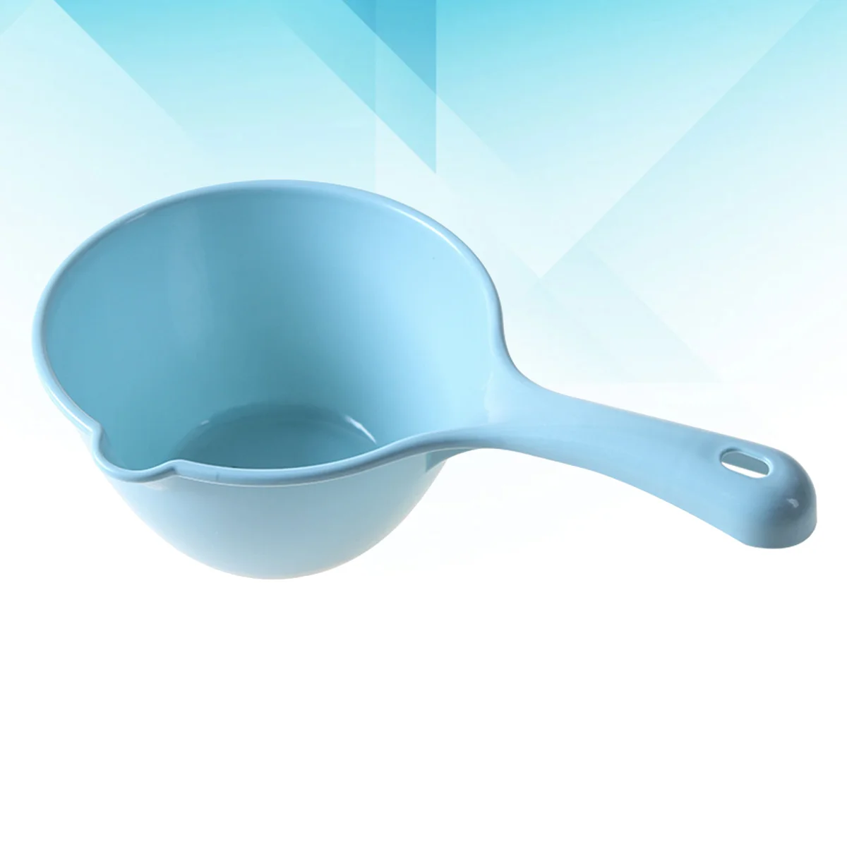 1Pc Plastic Water Ladle Bathing Bailer Water Dipper Spoon for Home Restaurant Kitchen Blue Plastic Water Dipper