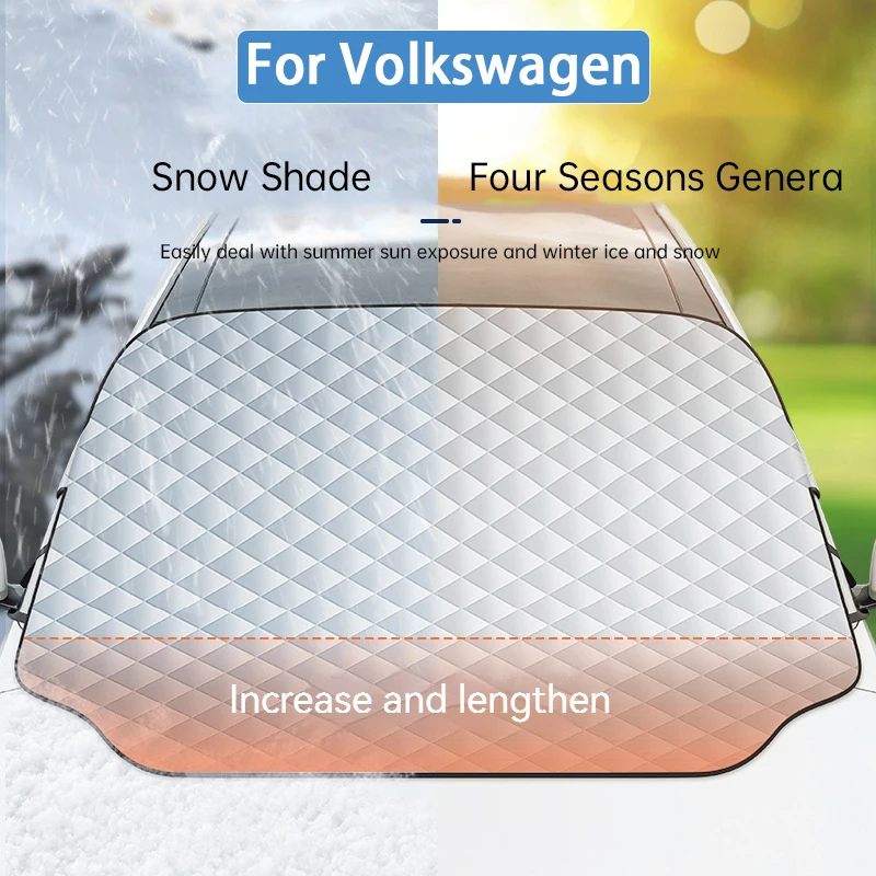 

For VW Volkswagen Polo Tiguan Passat B5 B6 B7 Golf 4 5 Car Anti-Snow Windshield Proof Protective Cotton Sunshade Anti Ice Frost