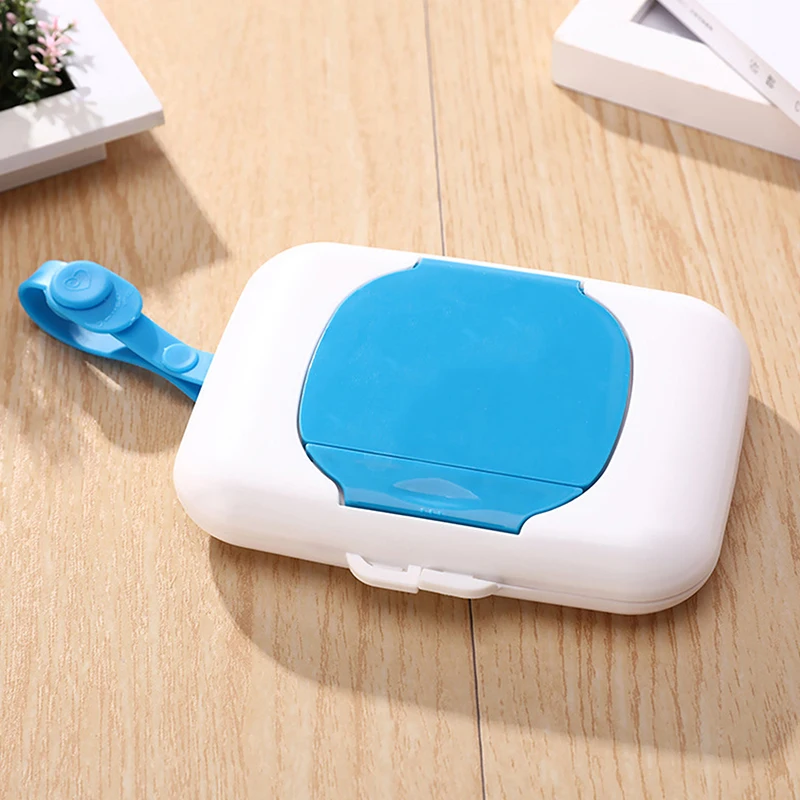 Cute Panda Wipes Case Baby Wipes Case Wet Wipe Box Dispenser For Stroller Portable Rope Lid Covered Tissue Boxes