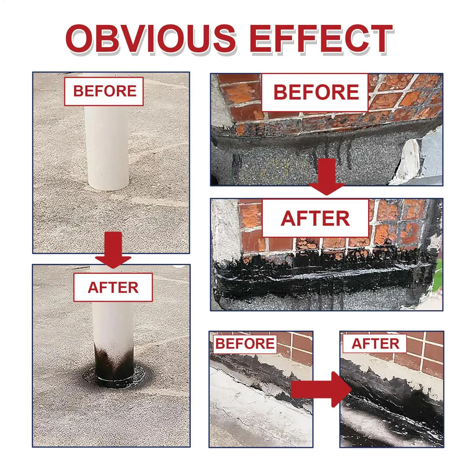 100ml Leak Repair Weatherproof Waterproof Sealant with Brush Super Strong Bonding Household Seal Repair Sealant Cream