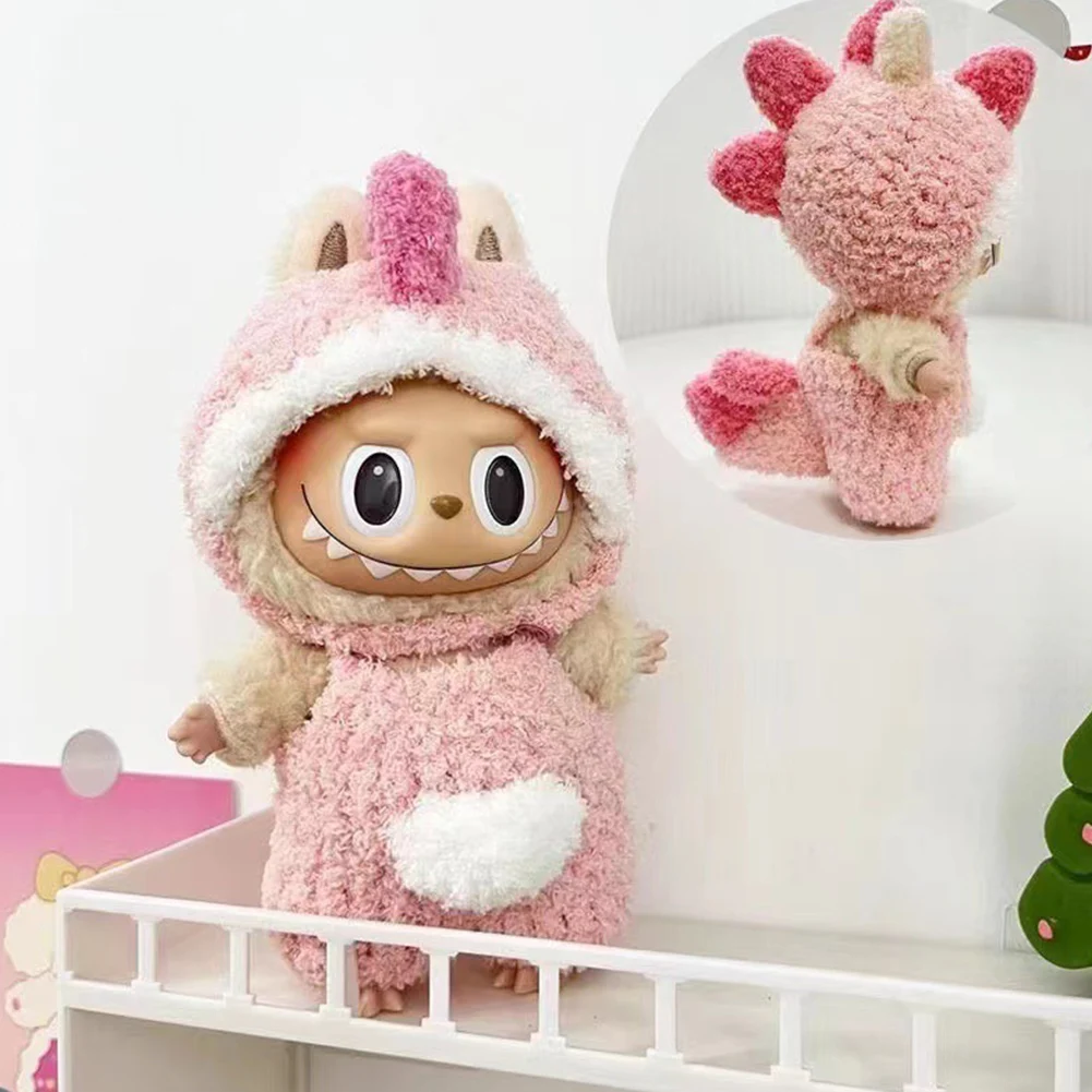 

Мини-кукла Dress Up для Labubu 17 см, аксессуары для кукол, одежда для кукол без кукол, одежда, кавайный подарок для девочек и детей