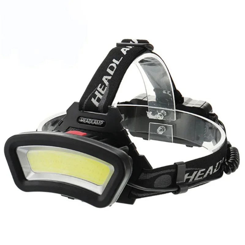 IPX45 waterproof 800 lumens 4 mode COB LED light usb rechargeable 18650 lithium battery cob headlamp for night fishing riding