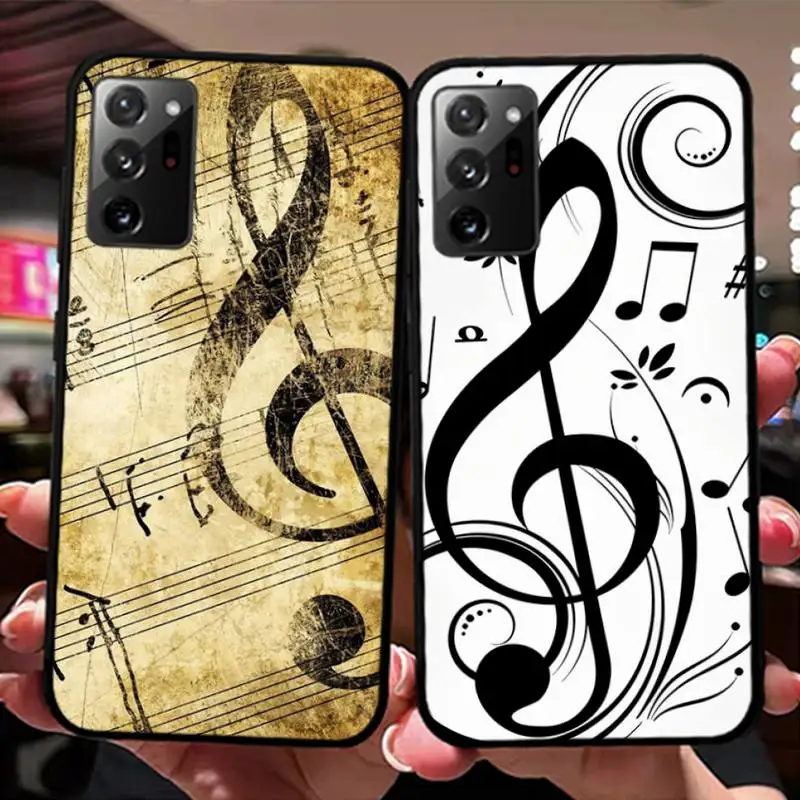 musical notes Phone Case for Samsung Note 5 7 8 9 10 20 pro plus lite ultra A21 12 72