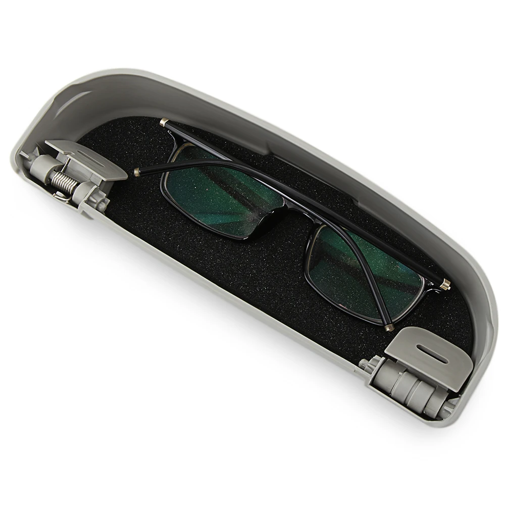 Auto Accessories Car Sunglasses Holder Glasses Case Storage Box Fit for VW Audi Benz Honda Mazda Hyundai Chevrolet