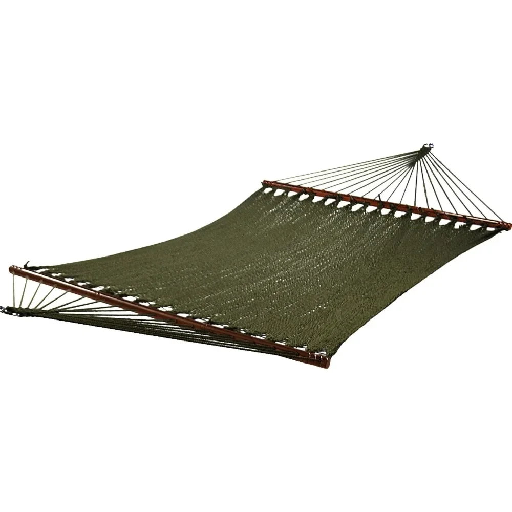 

4910 Two Point Tight Weave Caribbean Hammock Camping Brown Freight Free Outdoor Furniture Sleeping