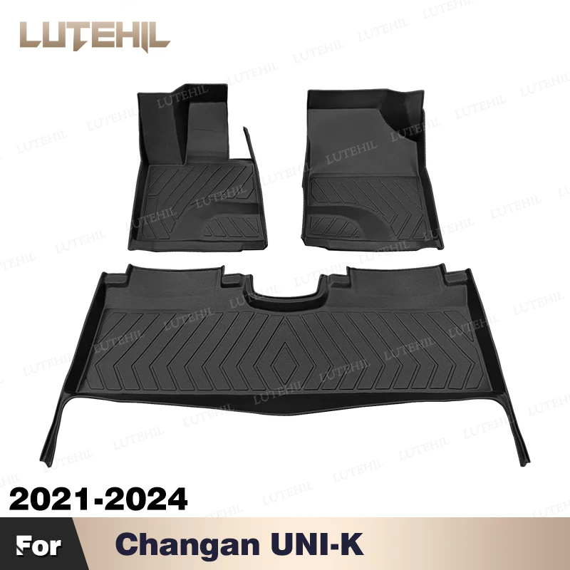 

Всепогодный напольный коврик из ТПЭ на заказ для Changan UNI-K 2021-2024 2022 2023, ковровый чехол, автомобильная защита для интерьера, аксессуары