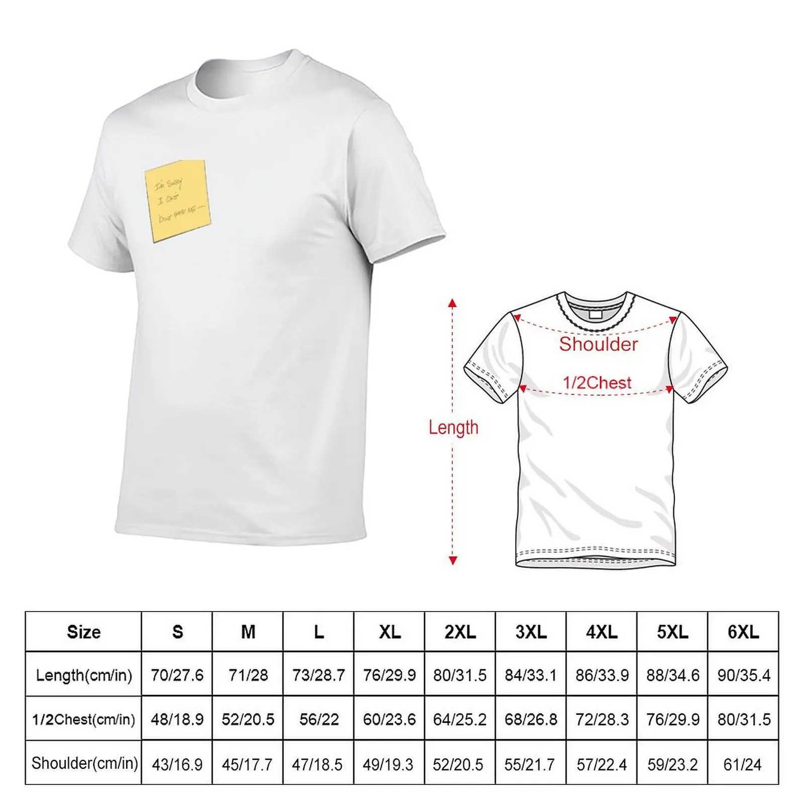 I’m sorry, I can’t, don’t hate me T-Shirt man t shirt graphic man t shirts cotton man t shirt heavy cotton T-shirt