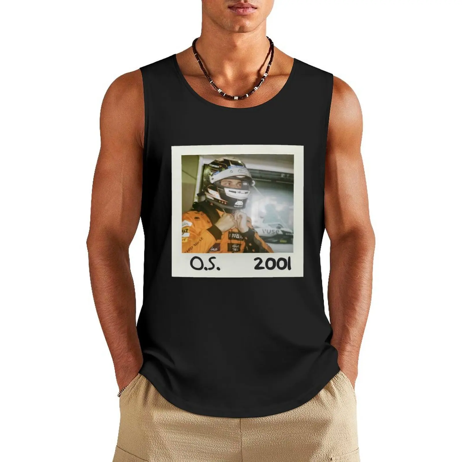 

O.S. 2001 Tank Top Gym clothes Vest for boy t-shirt for man sports vest