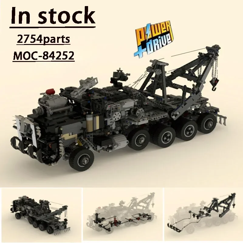 MOC-84252 New Classic Clip Movie Supercar M911 Mad Max Assembly Building Block Model • 2754 Parts Kids Birthday Toy Gift