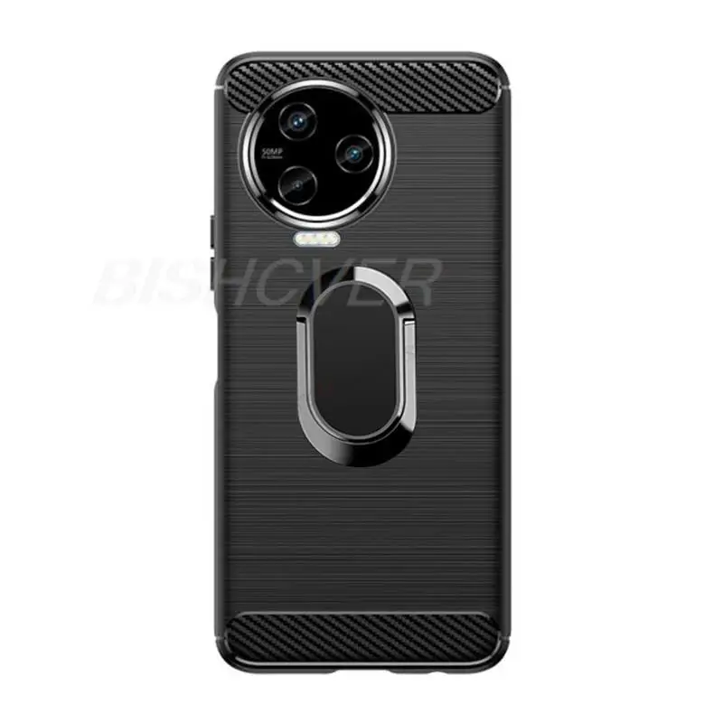 Brushed Carbon Fiber Silicone Shockproof Case For Infinix Note 12 Pro NFC 4G X676B 6.7\