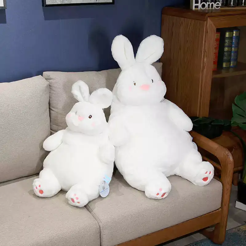 

Dookilive White fat rabbit stuffed animals are suitable for birthday gifts to girlfriend