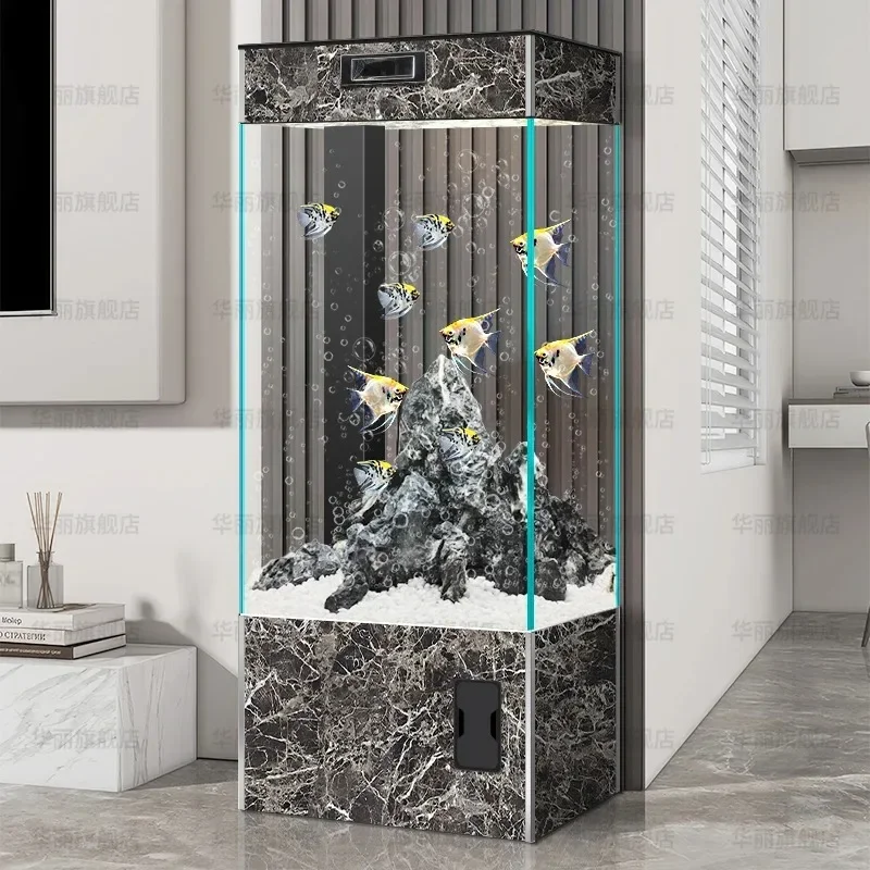 

CC182 Living Room New Style Aquarium Fish Farm Equipment Shrimp Live Fish Aquarium Medaka Decoration Home Furniture El Acuario