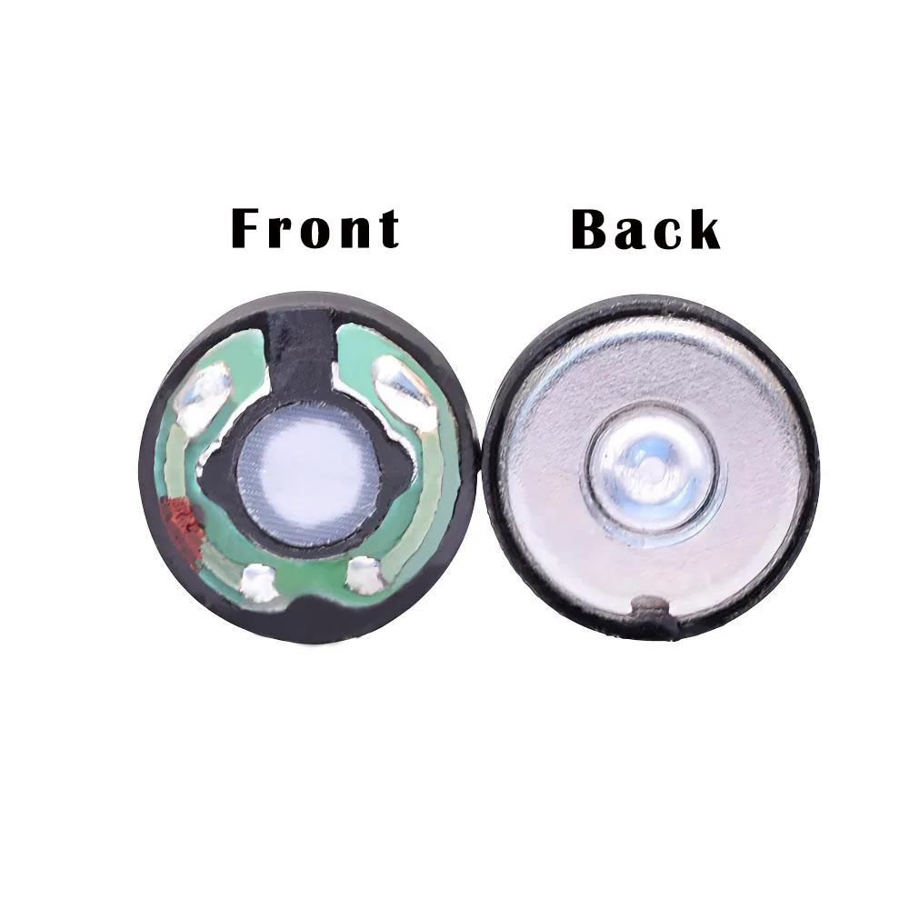 وحدة سماعة الرأس QIGOM 816A زوج واحد، 8 مم 18Ω 100dB، وحدة سماعة الرأس PU فيلم معدني مركب لوحدة سماعة الرأس HIFI داخل الأذن #3