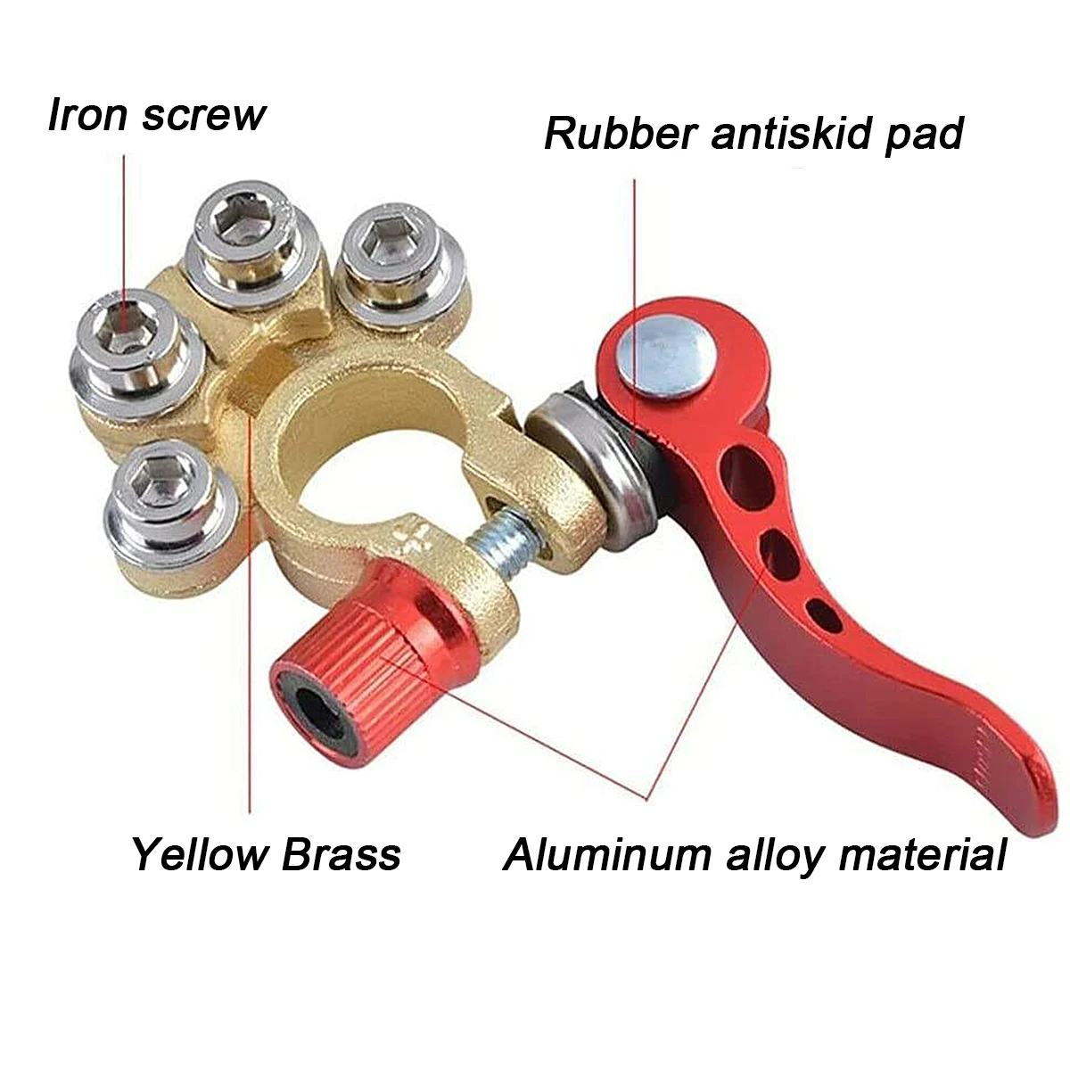 

Practical Car Battery Clamps Quick Release Terminal Disconnect Auto Cables Connectors Accessories battery clamp connectors