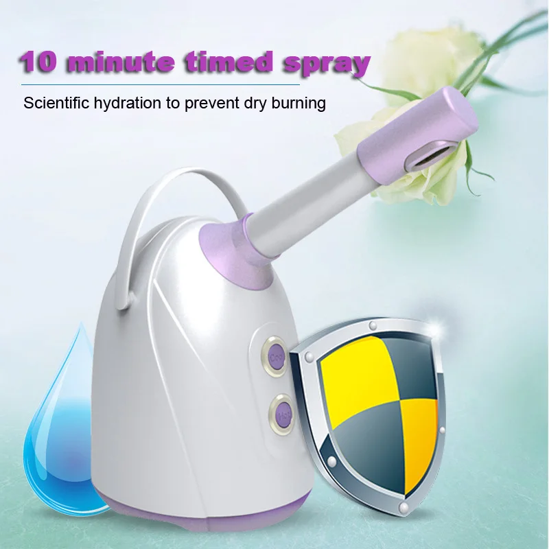 صالون المنزل استخدام جهاز البخار للوجه الأوزون البخار الأيونية الساخن ضباب المرطب البخاخة ترطيب التطهير تنظيف المسام أداة العناية بالبشرة #1