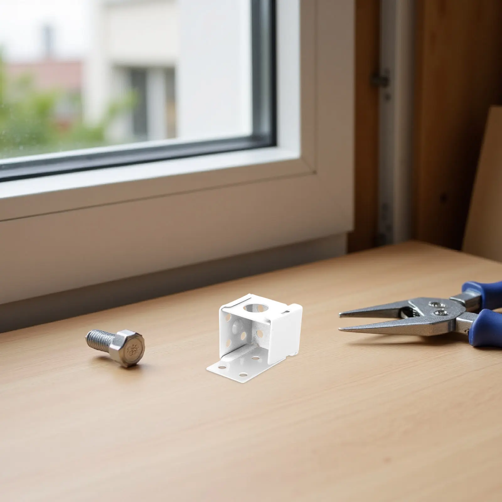 

Кронштейны для установки штор, 8 шт., белые, 1 дюйм, низкопрофильные, для крепления на коробку, для замены карнизов, сверхпрочные, металлические